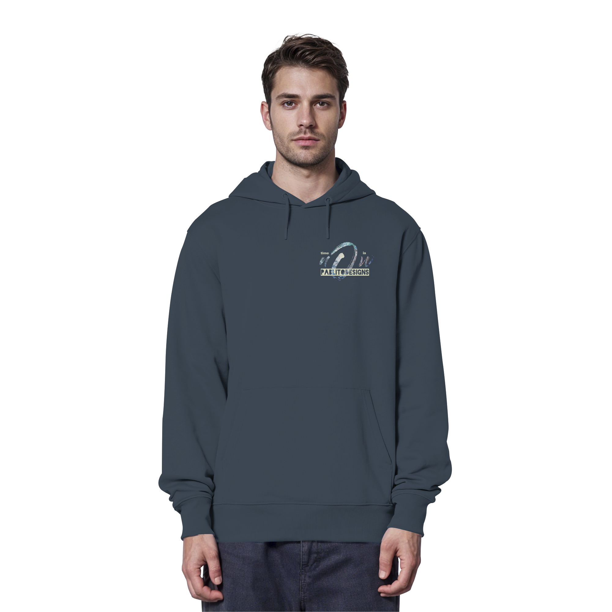 time is NOW - unisex organic classic hood