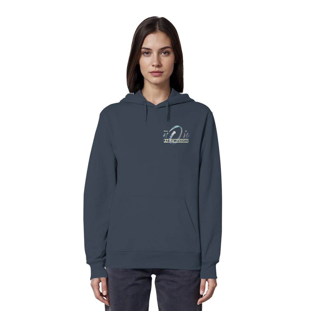 time is NOW - unisex organic classic hood