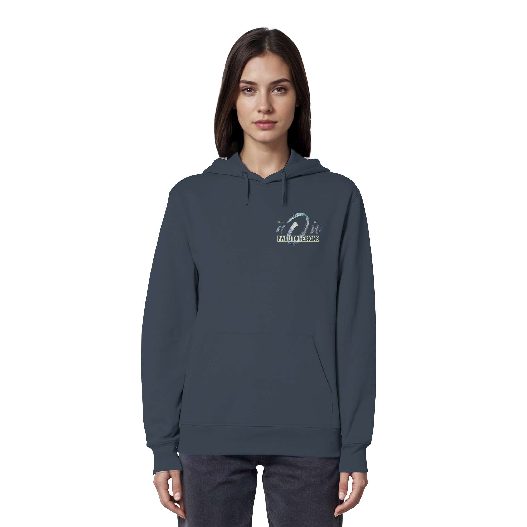 time is NOW - unisex organic classic hood