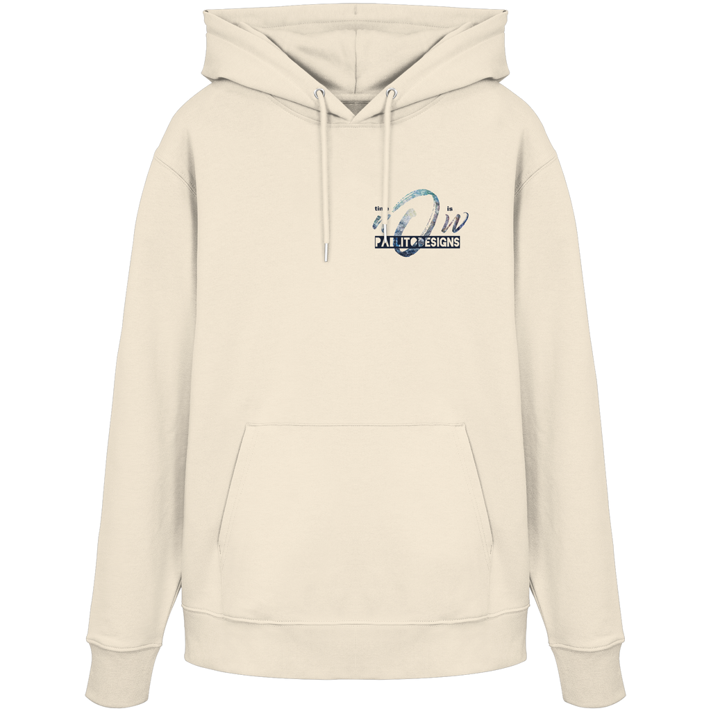 time is NOW - unisex organic classic hood