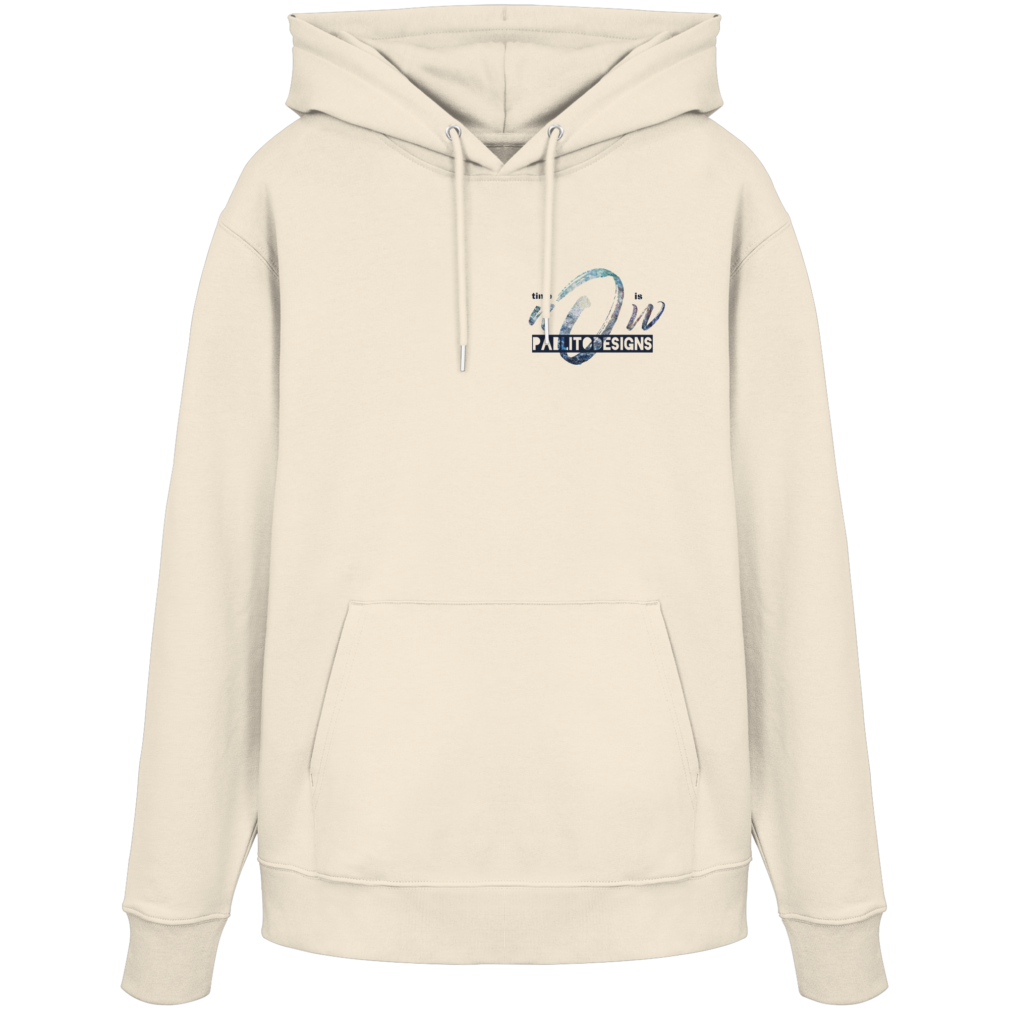 time is NOW - unisex organic classic hood