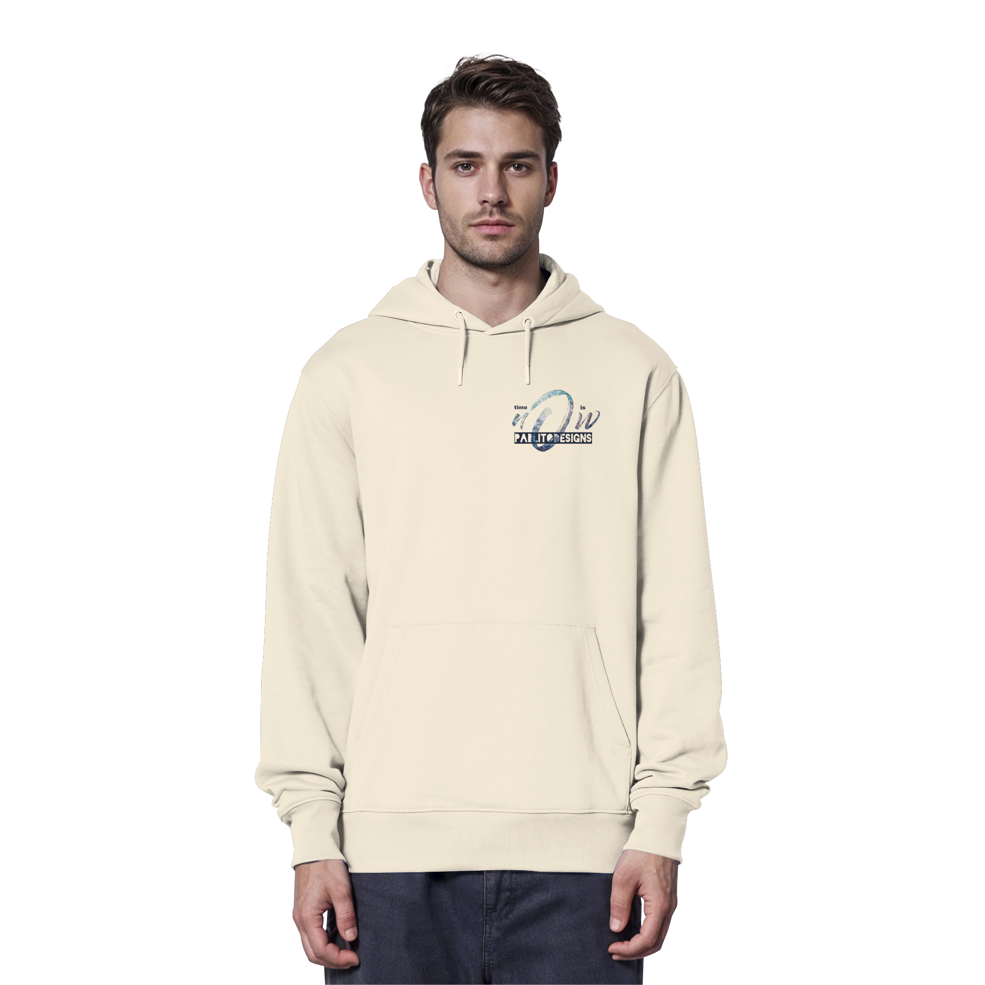 time is NOW - unisex organic classic hood