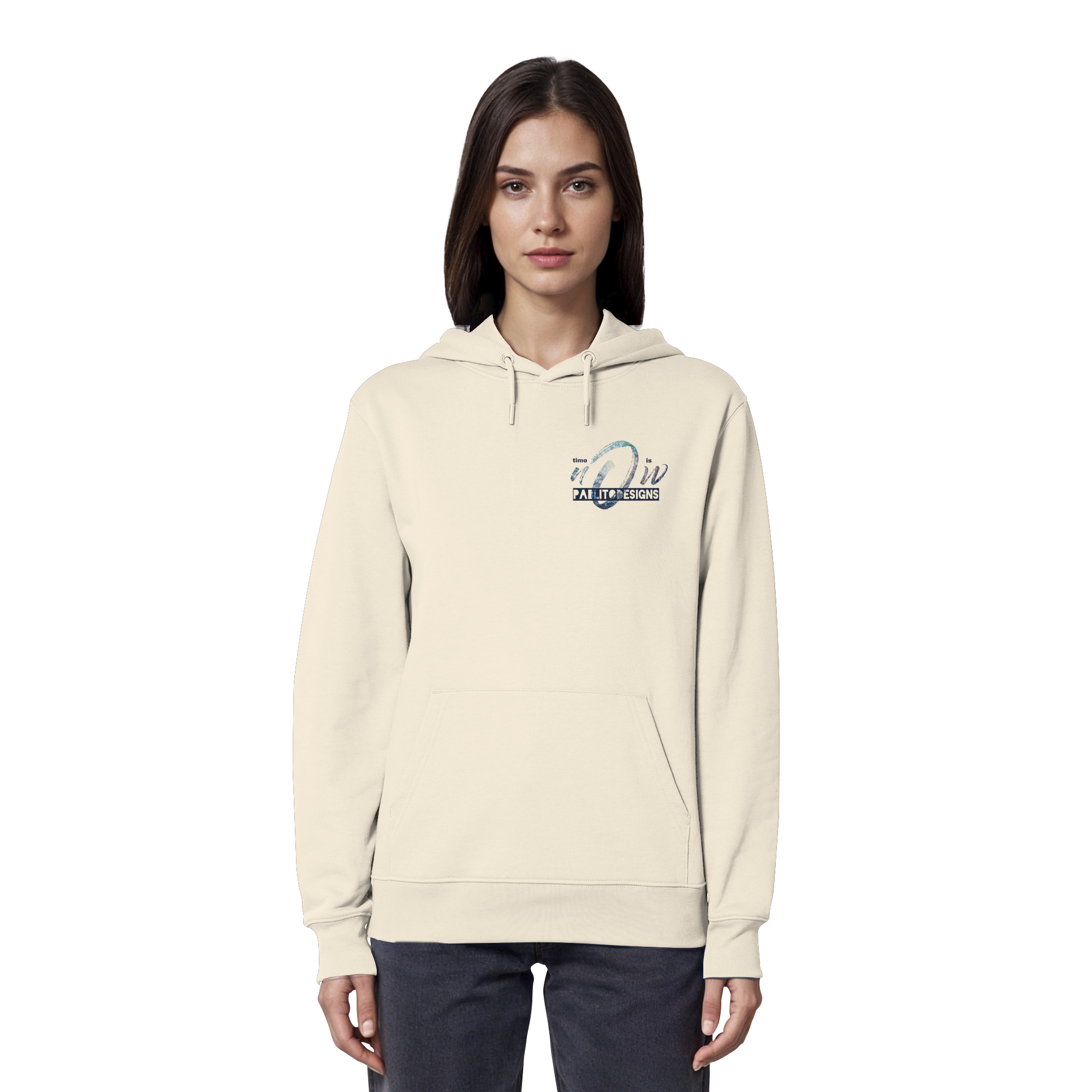 time is NOW - unisex organic classic hood