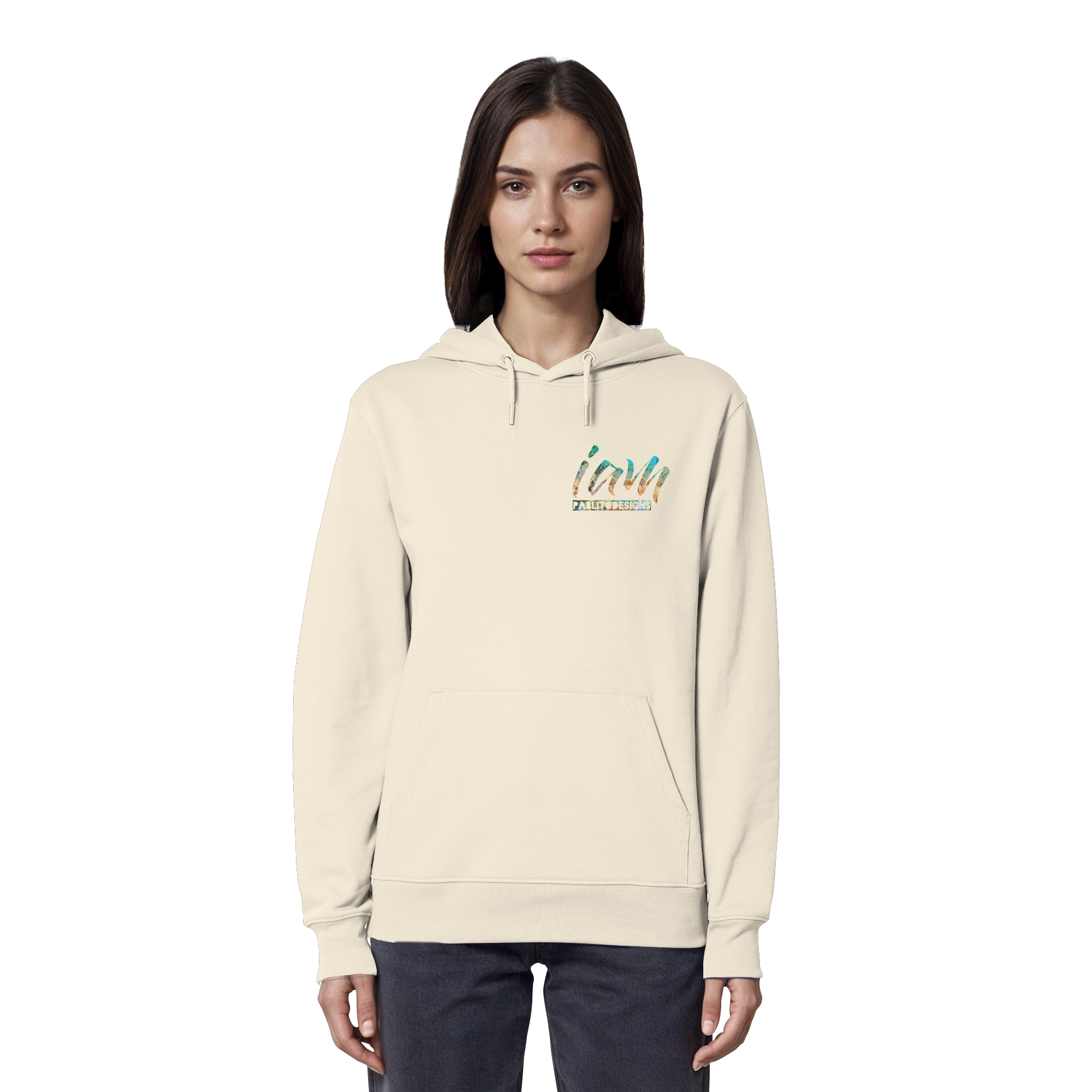 i am - unisex organic classic hood
