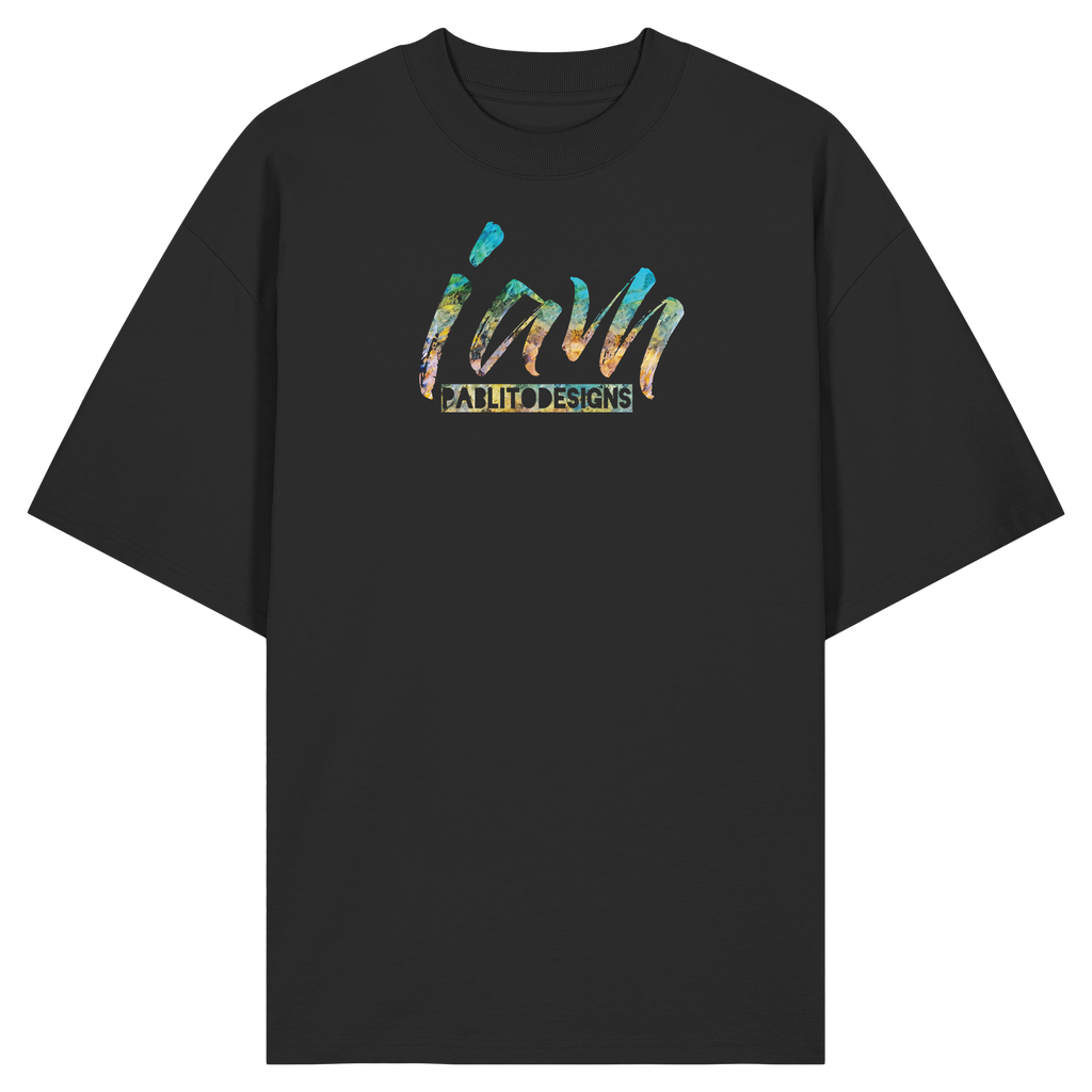 i am - unisex organic oversize tee