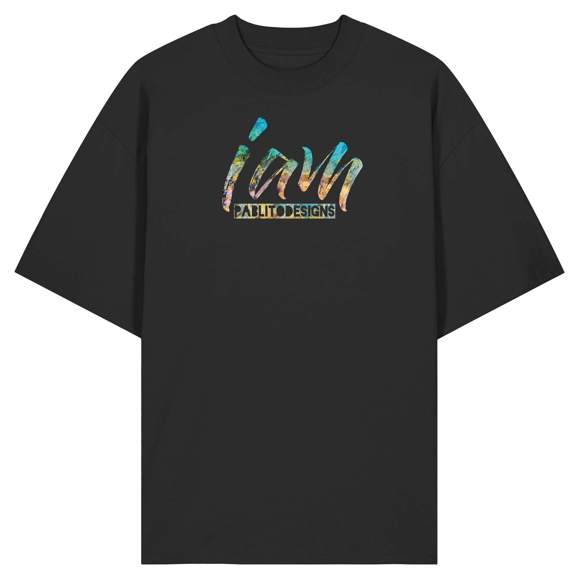 i am - unisex organic oversize tee