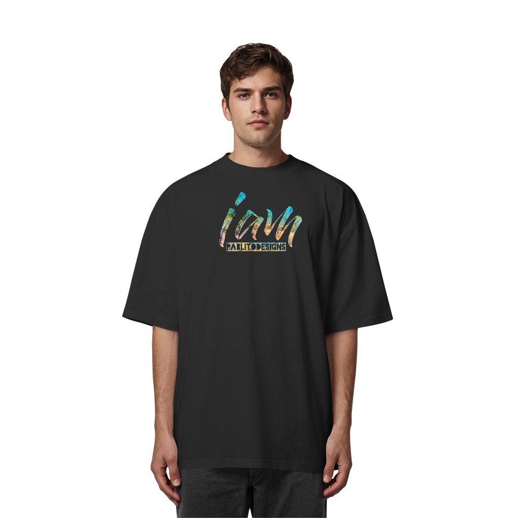i am - unisex organic oversize tee