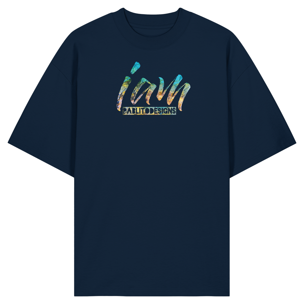 i am - unisex organic oversize tee