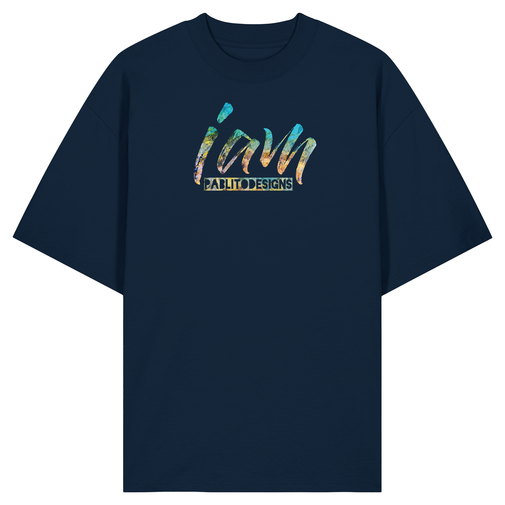 i am - unisex organic oversize tee