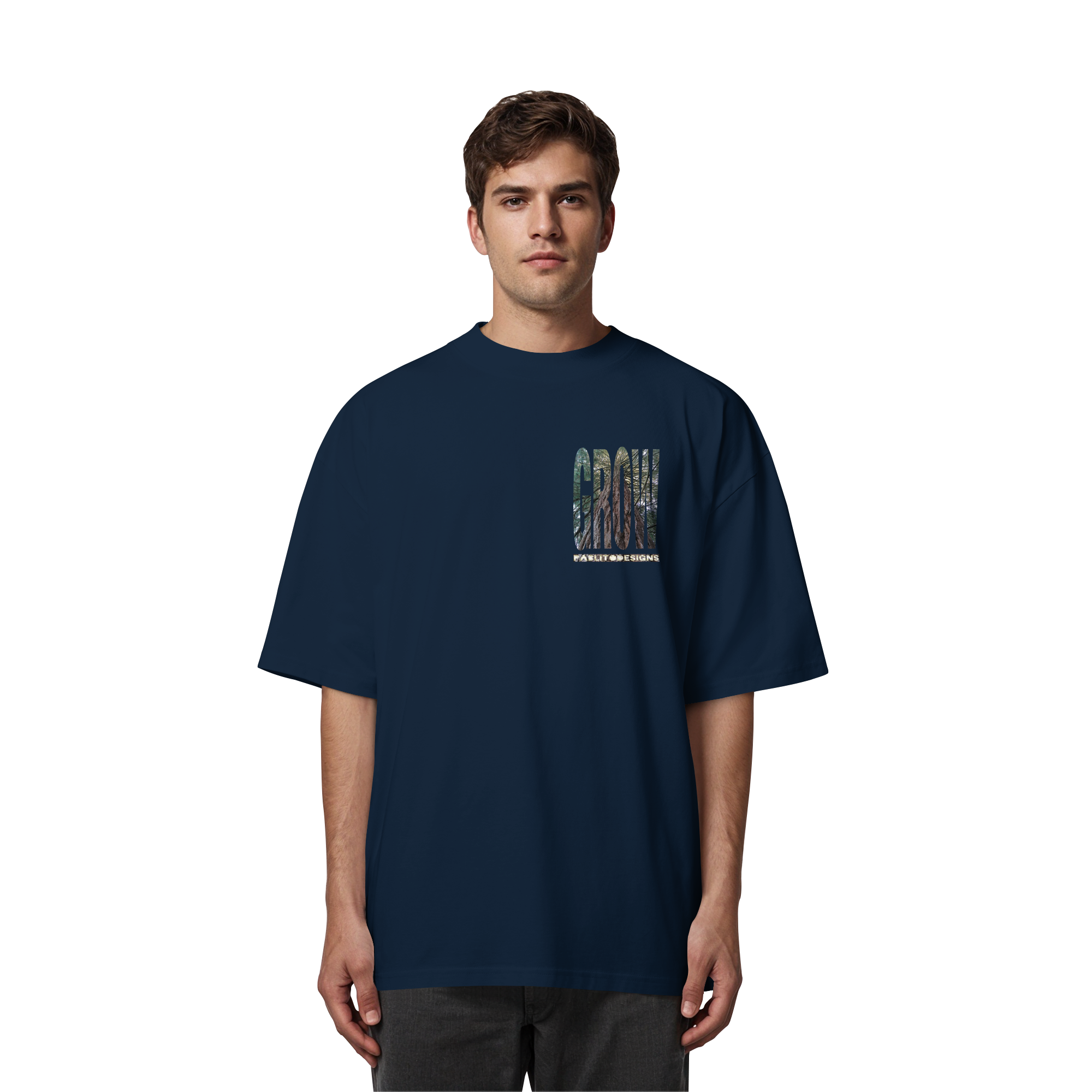GROW - unisex organic oversize tee