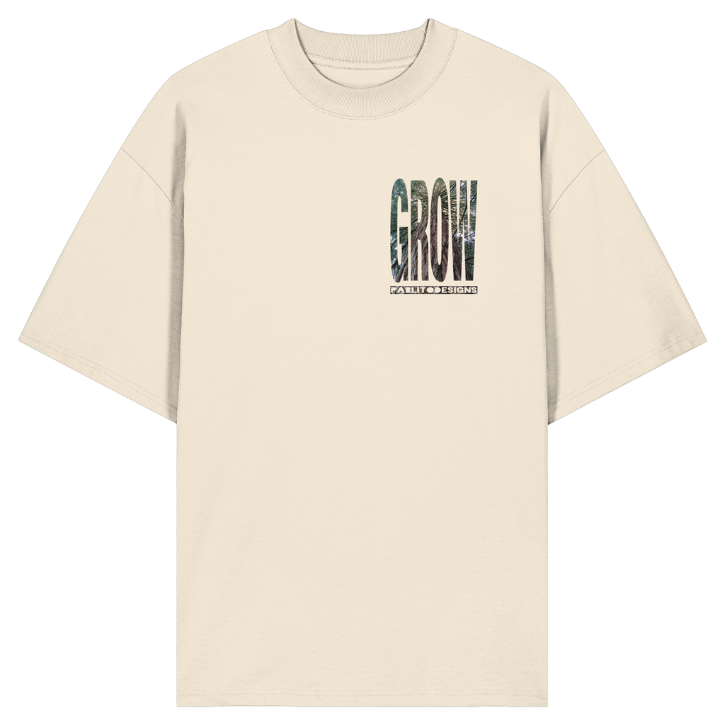 GROW - unisex organic oversize tee