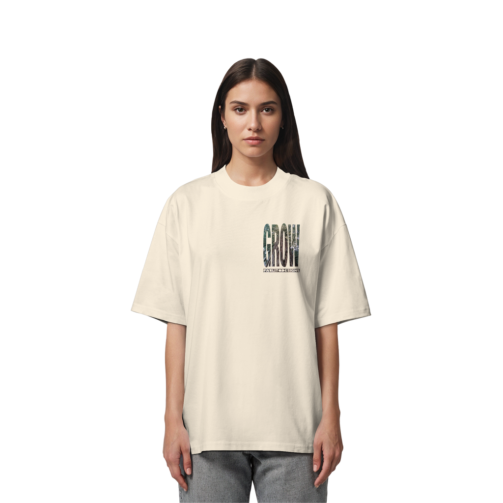 GROW - unisex organic oversize tee