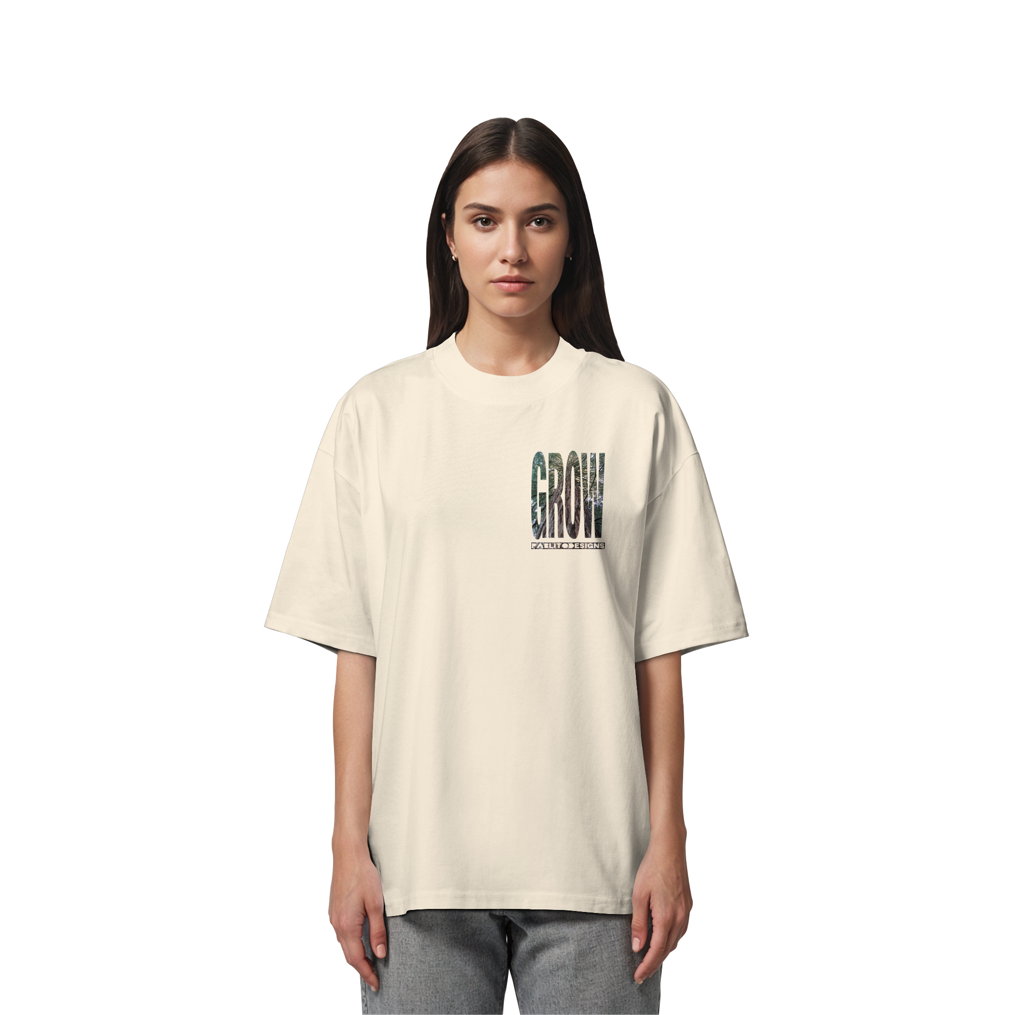 GROW - unisex organic oversize tee