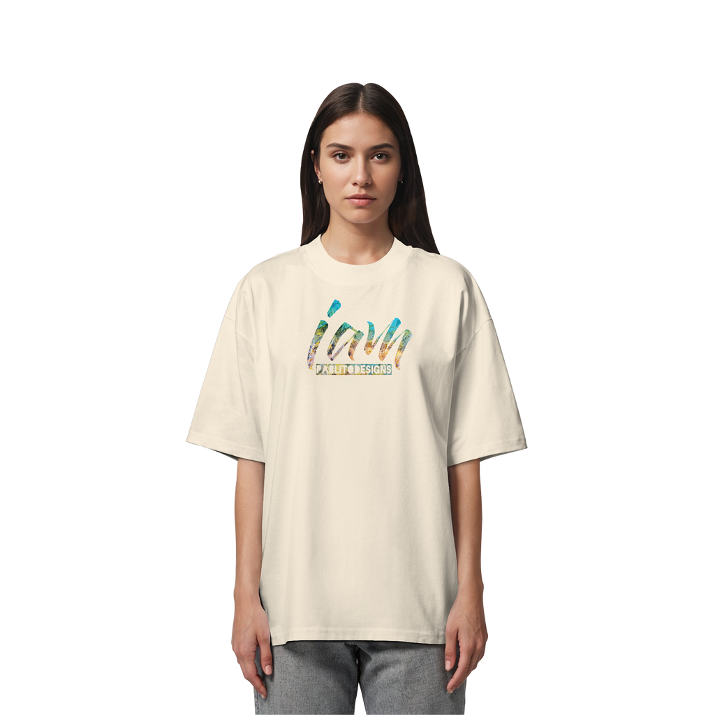 i am - unisex organic oversize tee