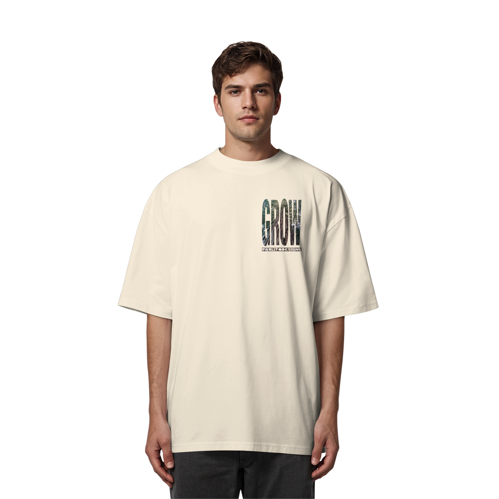 GROW - unisex organic oversize tee