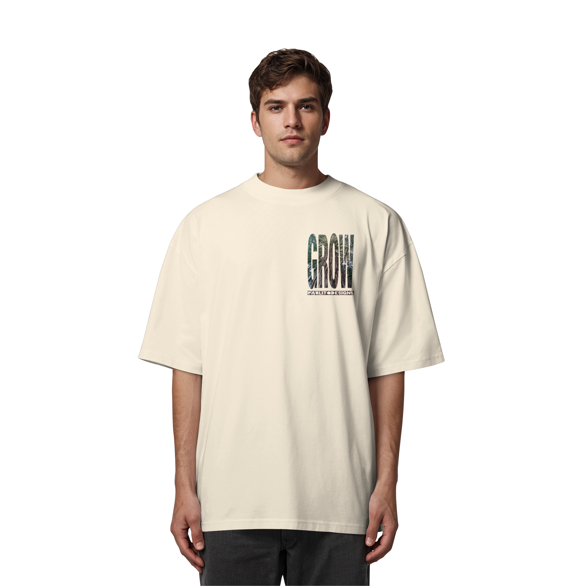 GROW - unisex organic oversize tee