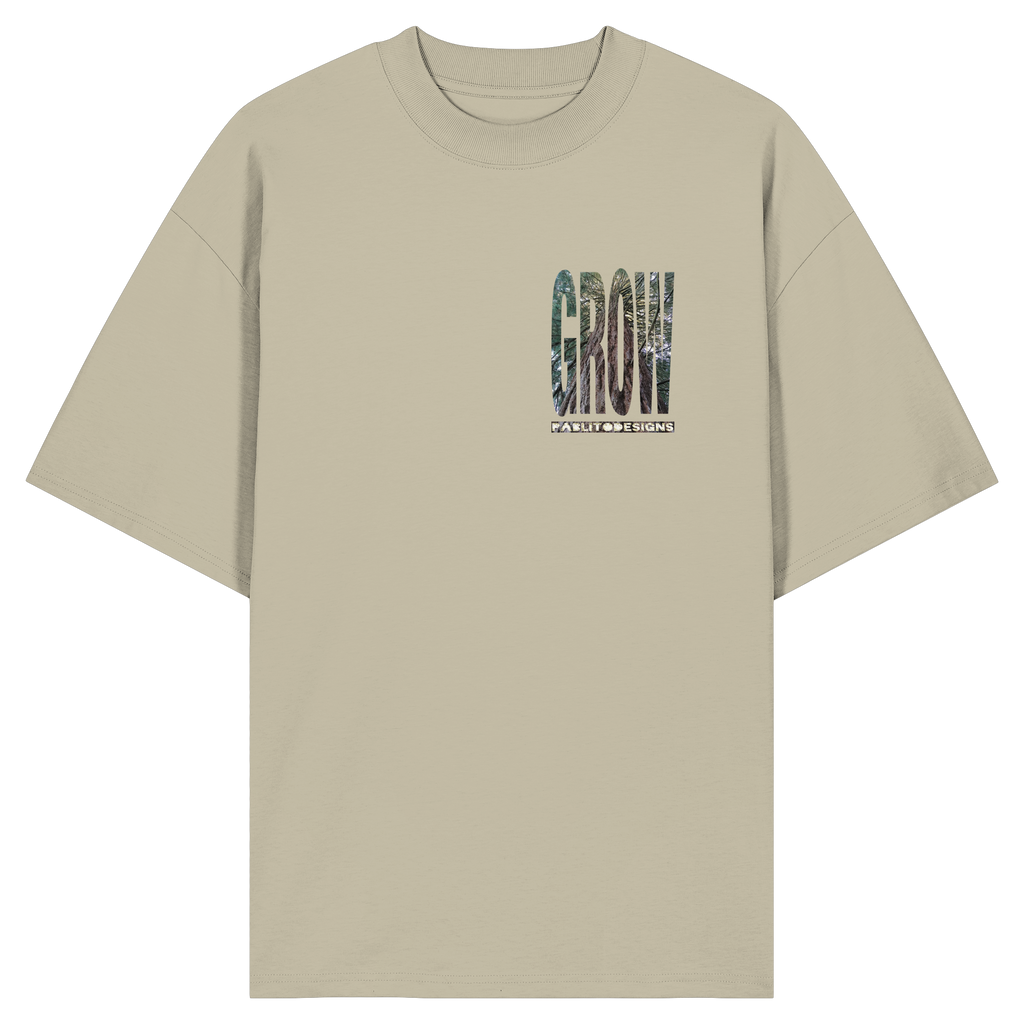 GROW - unisex organic oversize tee