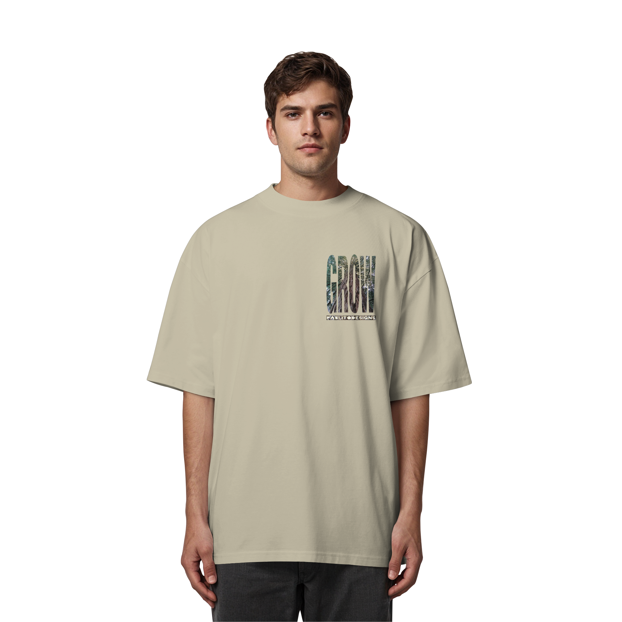 GROW - unisex organic oversize tee