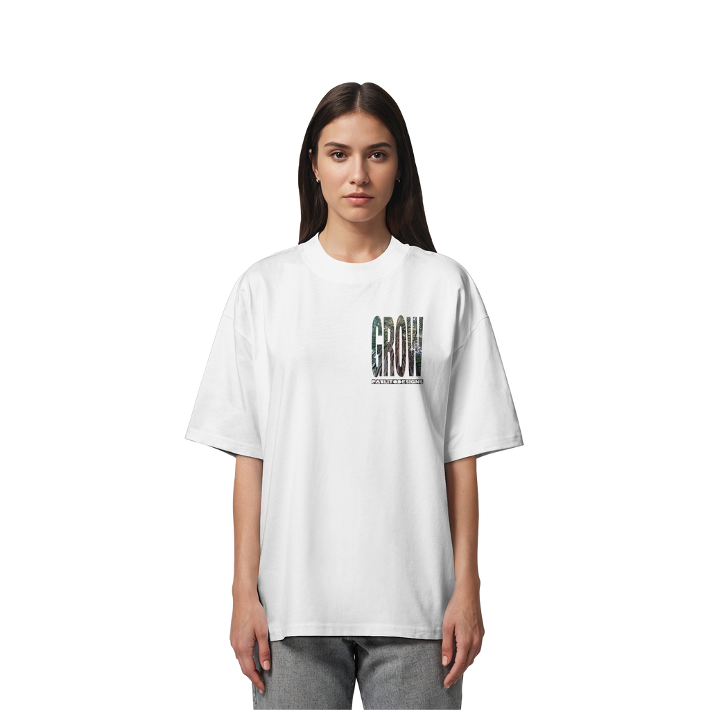 GROW - unisex organic oversize tee