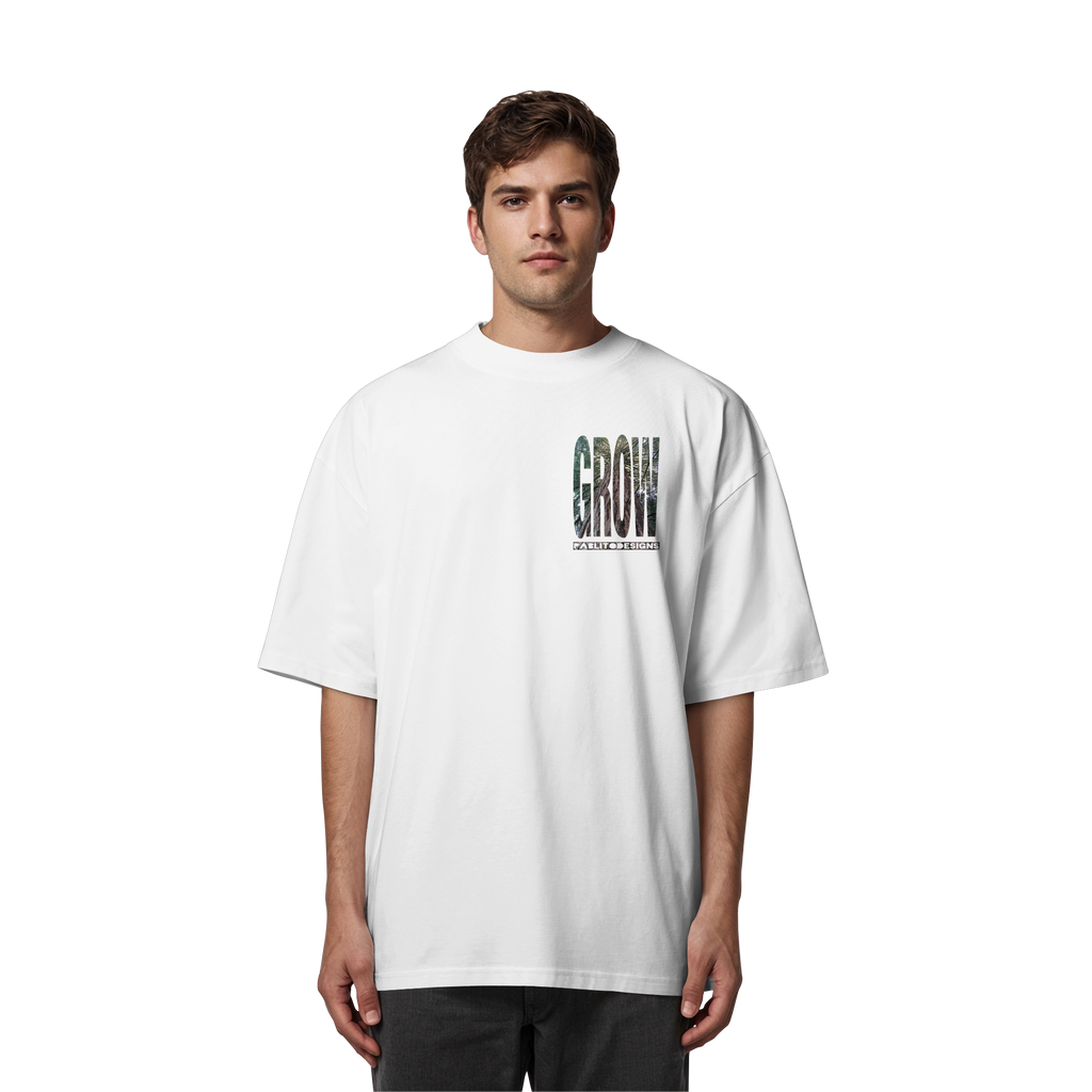 GROW - unisex organic oversize tee