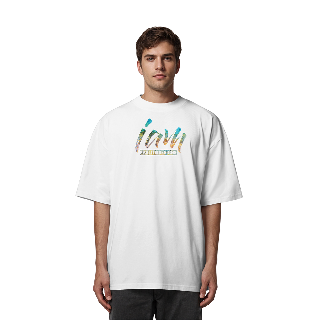 i am - unisex organic oversize tee