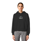 time is NOW - womens organic boxcut hood