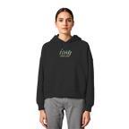 i am  - womens organic boxcut hood