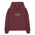 i am  - womens organic boxcut hood