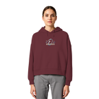 time is NOW - womens organic boxcut hood