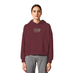 i am  - womens organic boxcut hood