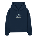 time is NOW - womens organic boxcut hood