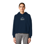 time is NOW - womens organic boxcut hood