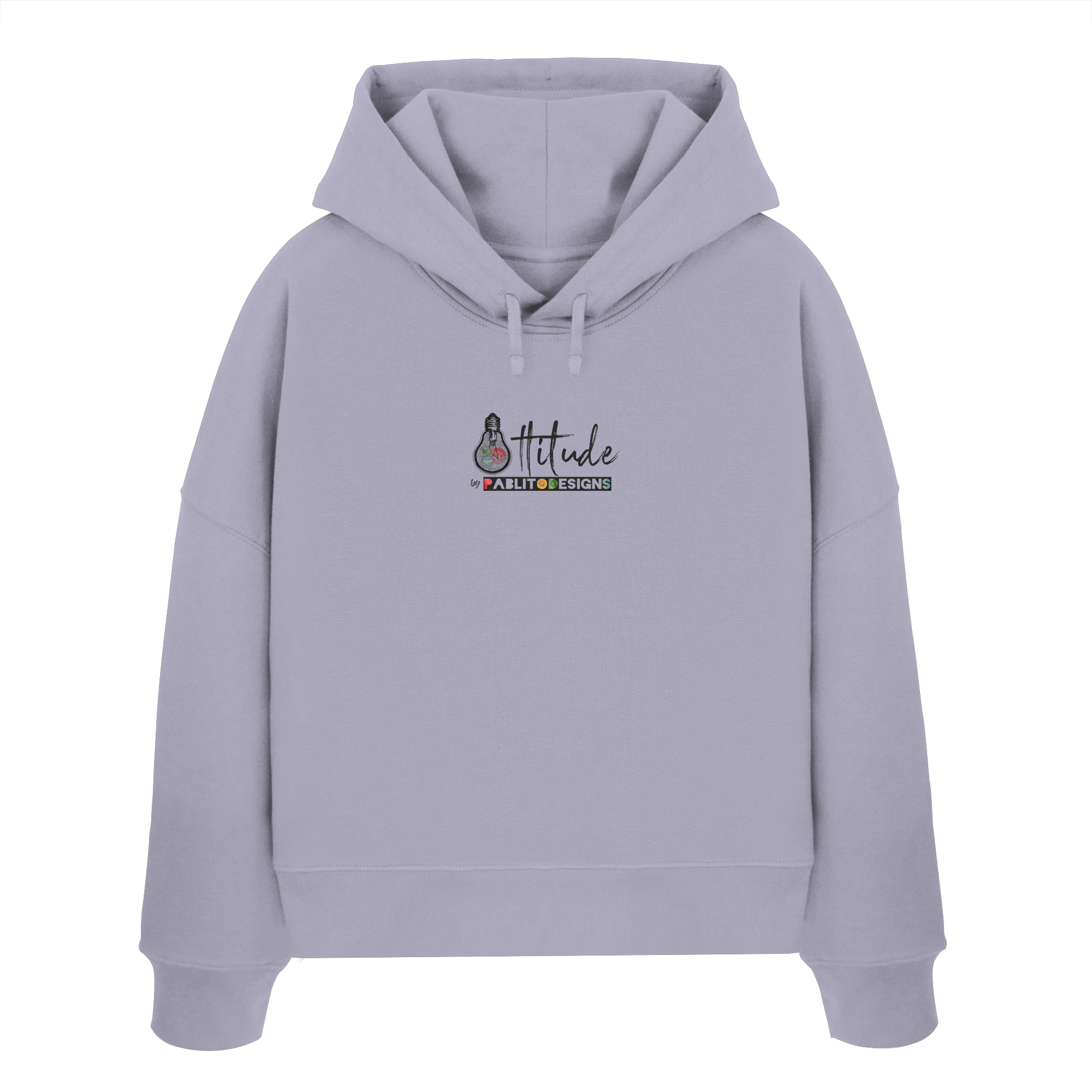 attitude - womens organic boxcut hood