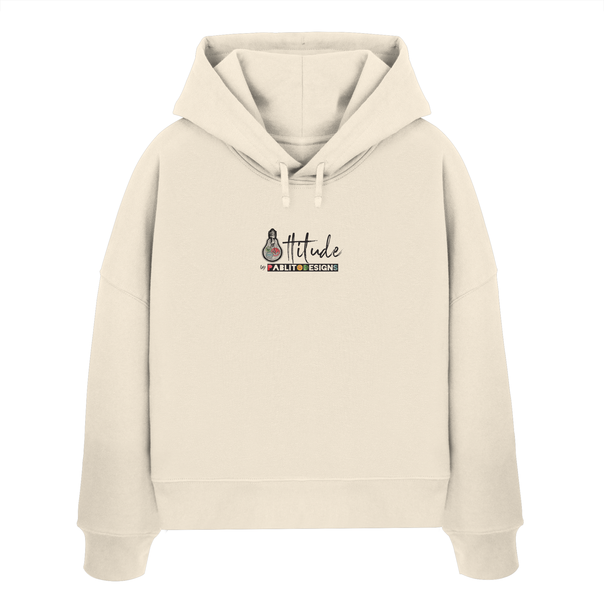 attitude - womens organic boxcut hood