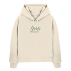 i am  - womens organic boxcut hood