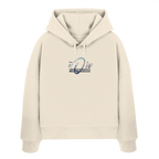 time is NOW - womens organic boxcut hood