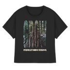 GROW - womens organic rolled sleeves tee