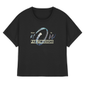 time is NOW - womens organic rolled sleeves tee