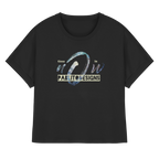 time is NOW - womens organic rolled sleeves tee