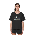 time is NOW - womens organic rolled sleeves tee
