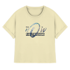 time is NOW - womens organic rolled sleeves tee