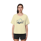 time is NOW - womens organic rolled sleeves tee