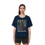 GROW - womens organic rolled sleeves tee