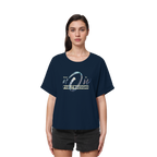 time is NOW - womens organic rolled sleeves tee