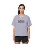 attitude - womens organic rolled sleeves tee