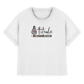 attitude - womens organic rolled sleeves tee