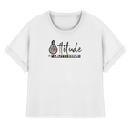 attitude - womens organic rolled sleeves tee
