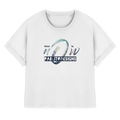 time is NOW - womens organic rolled sleeves tee