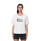attitude - womens organic rolled sleeves tee