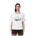 time is NOW - womens organic rolled sleeves tee